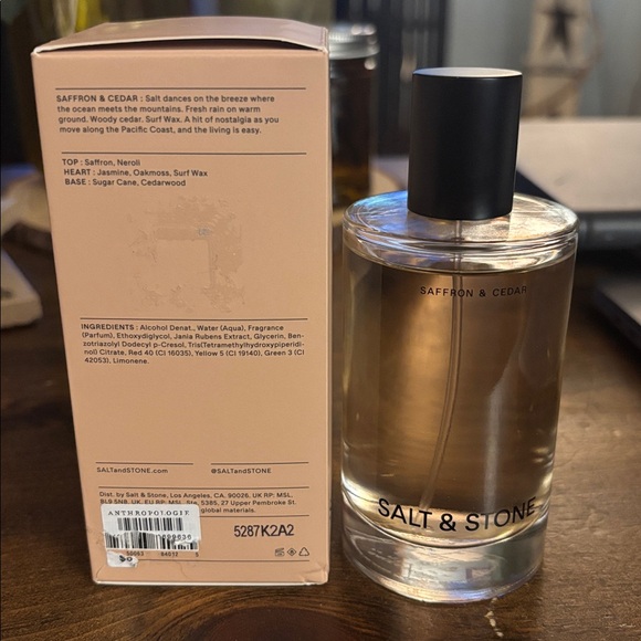 Anthropologie Salt & Stone Safran & Cedar Body Mist - Picture 3 of 4